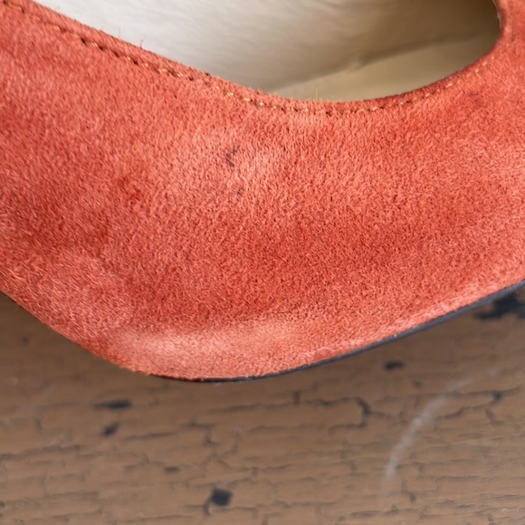 Massimo Dutti Women’s Strappy High-heels Burnt Orange Suede Size 37 (6.5 US) - Picture 11 of 13